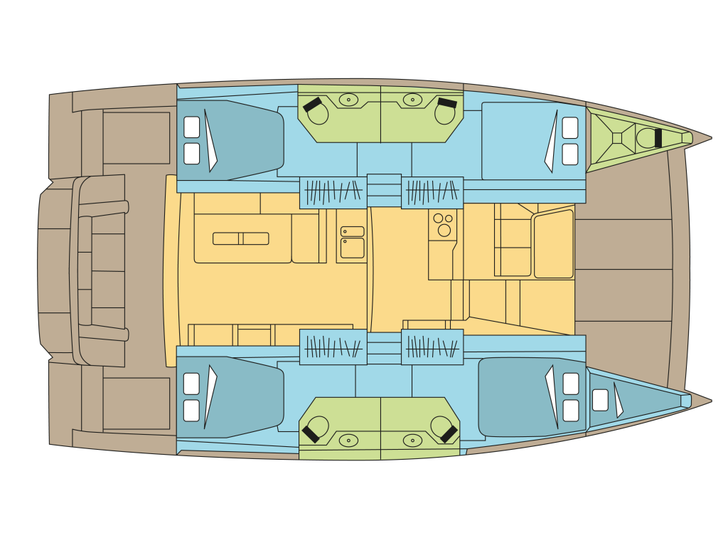 Katamaran Bali 4.2 PAR AVION 