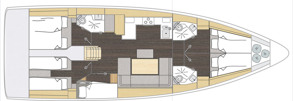 Sailing yacht Bavaria C46 Princess Laura