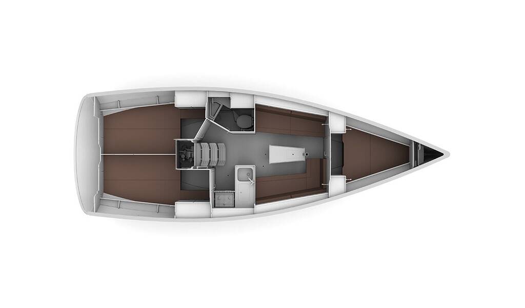 Sailing yacht Bavaria Cruiser 34 Happy