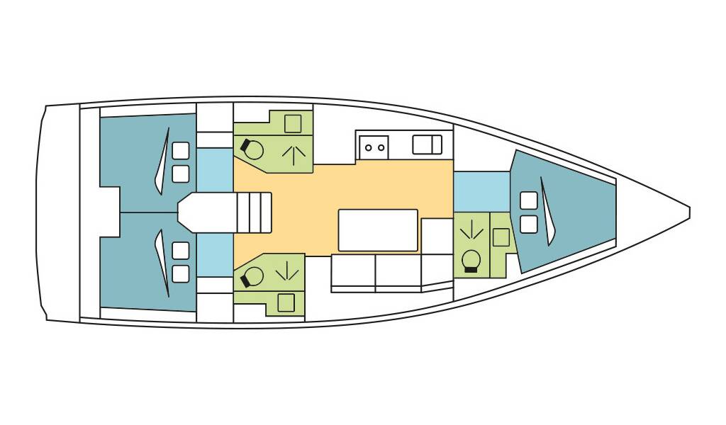 Segelyacht Dufour 390 GL INVICTUS 