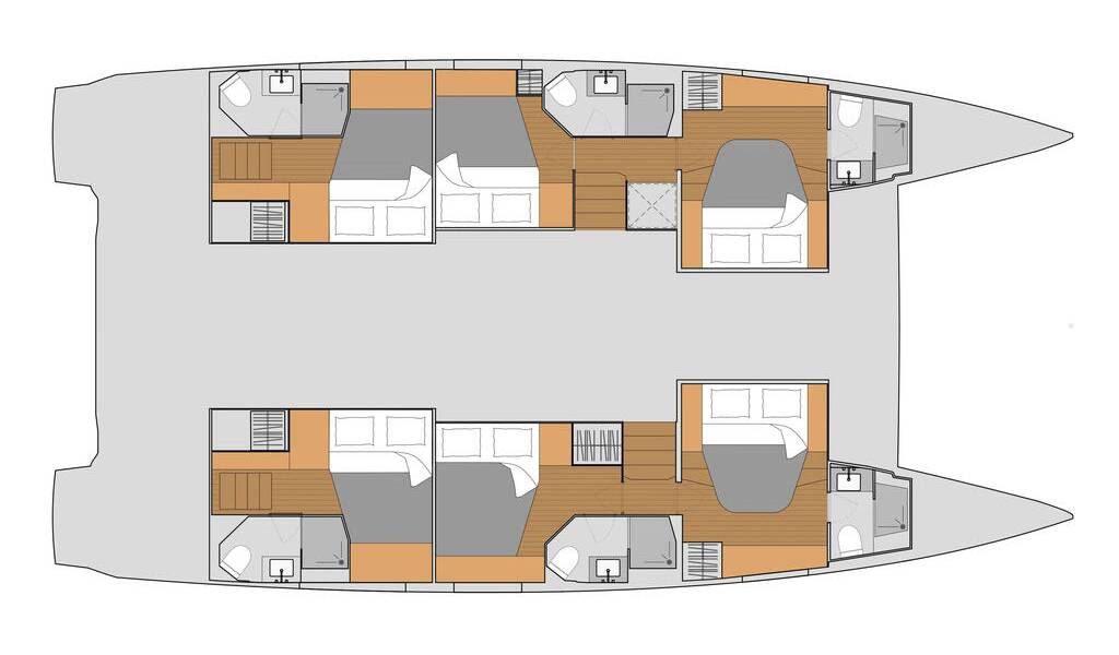 Catamaran Fountaine Pajot Aura 51 What's left