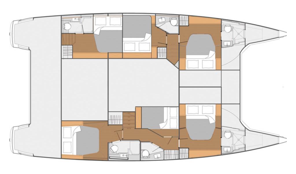 Catamaran Fountaine Pajot Saba 50 Serenata