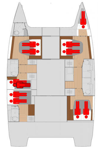 Fountaine Pajot Saona 47 Quintet Aquarius