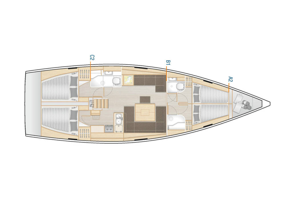 Hanse 458 Sarsala