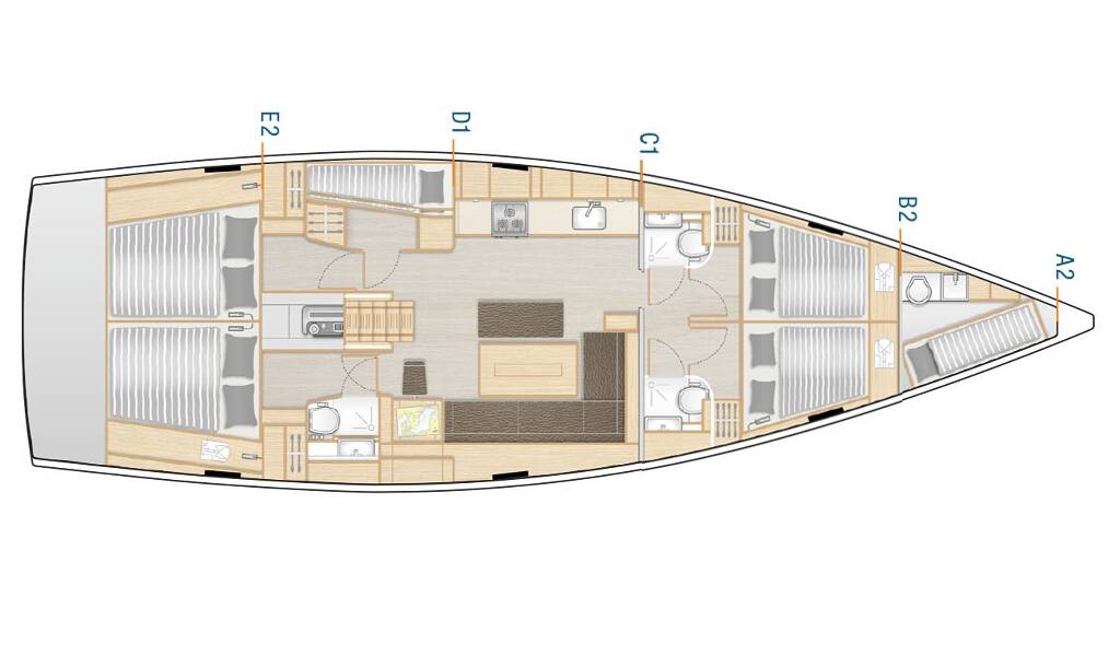 Hanse 508 Uptown Girl