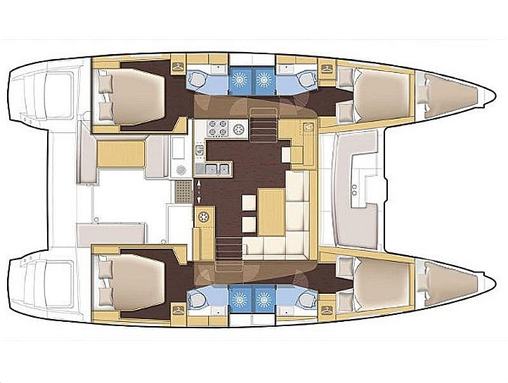 Katamaran Lagoon 450 F Azraq