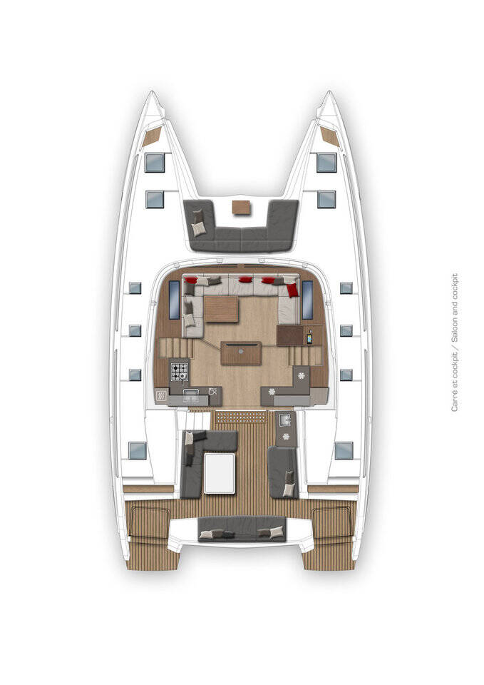 Lagoon 50 Twin Joy - CREWED