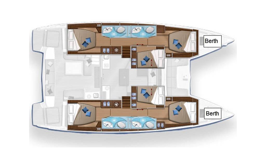 Lagoon 50 CU Sailing (Docs Holiday)