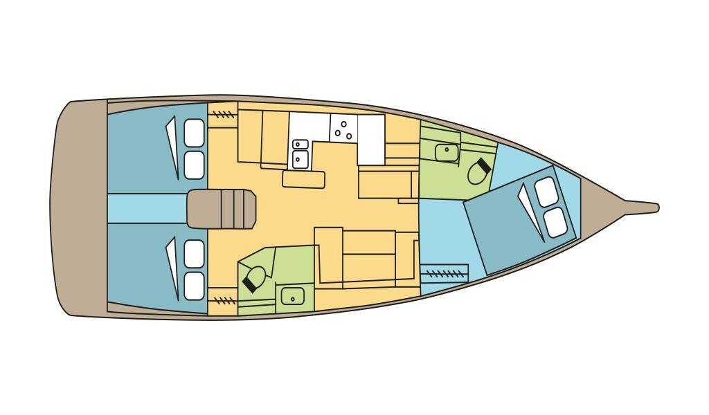 Sun Odyssey 410 MOUSTIQUE II 